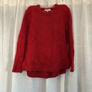 Madewell red sweater - size M